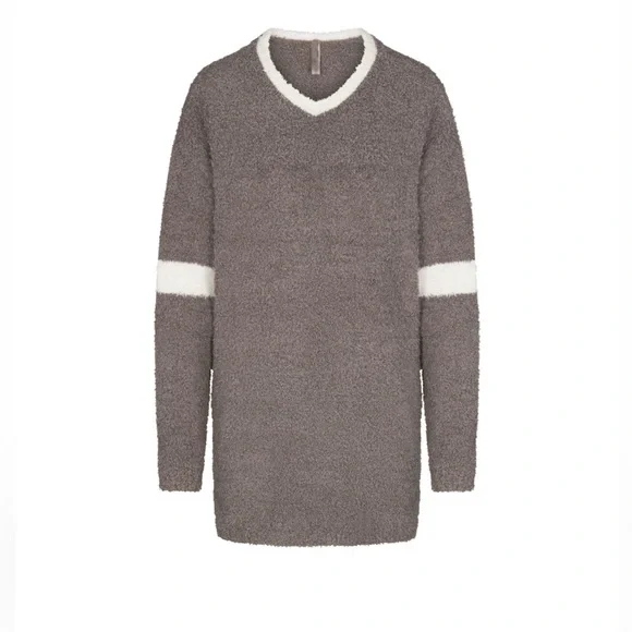 NWT SKIMS Brown Fuzzy Pullover - Picture 3 of 3